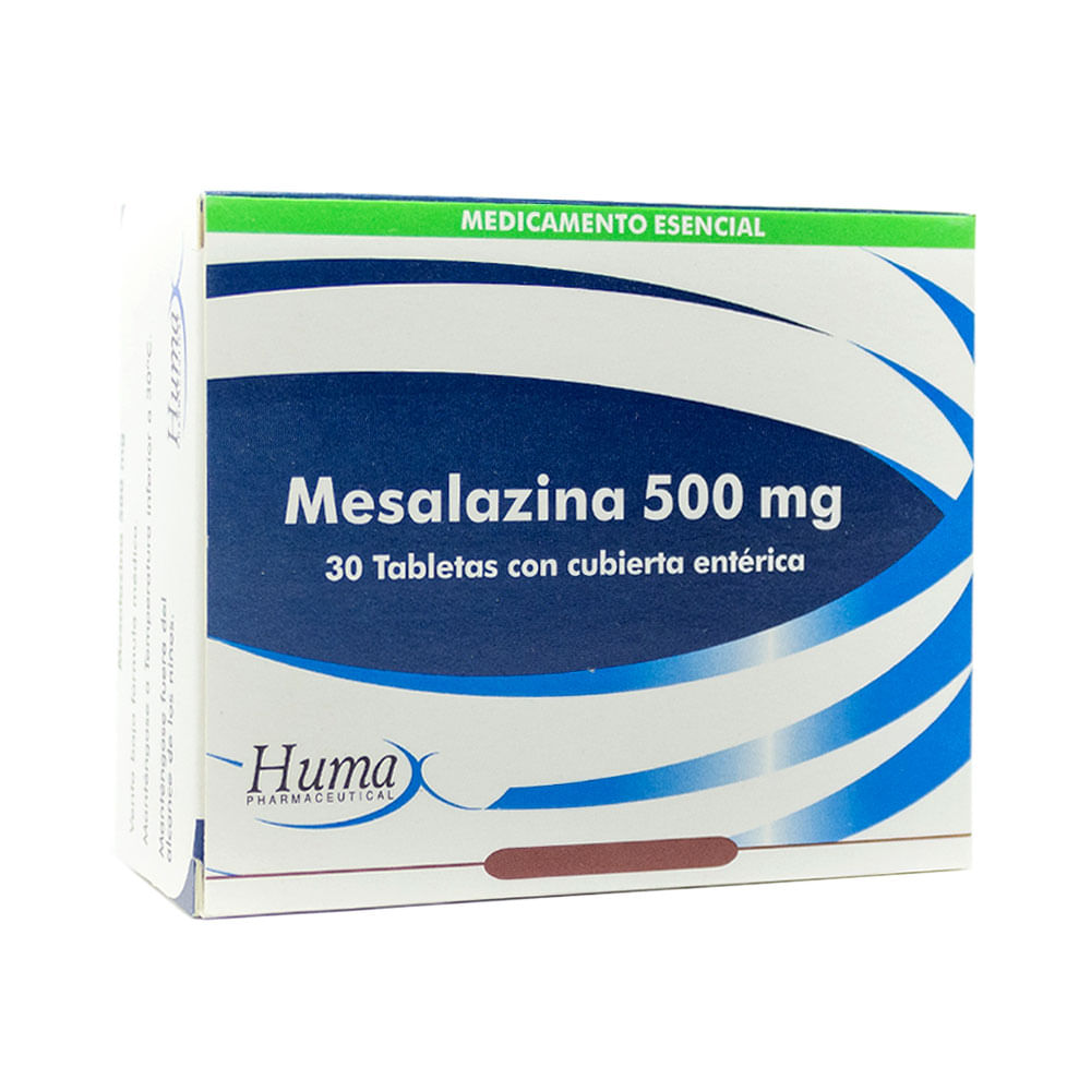 MESALAZINA HUMAX TABLETAS 500 MG Farmacia Pasteur Pasteur