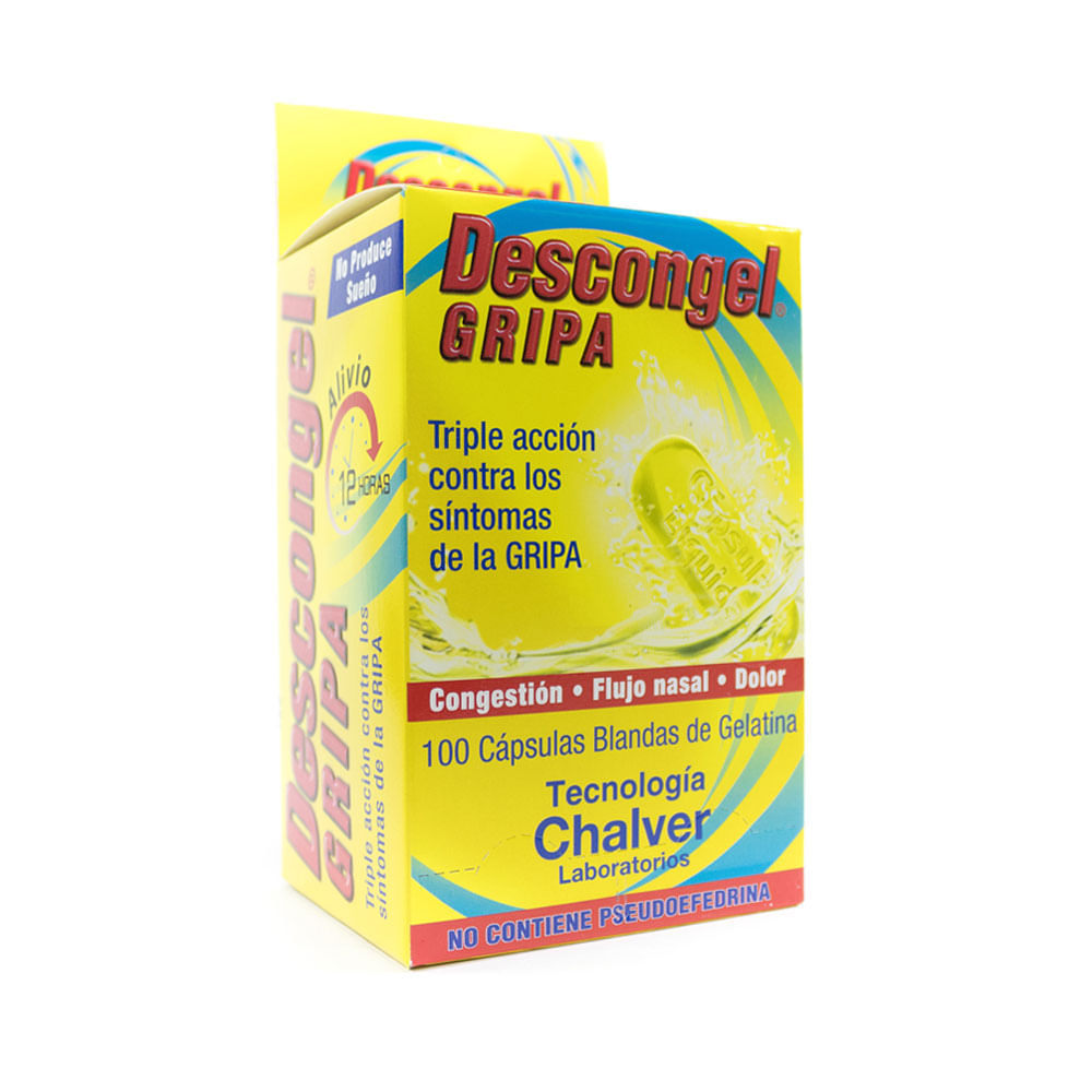Descongel Gripa Cbg Capsula Farmacia Pasteur Pasteur