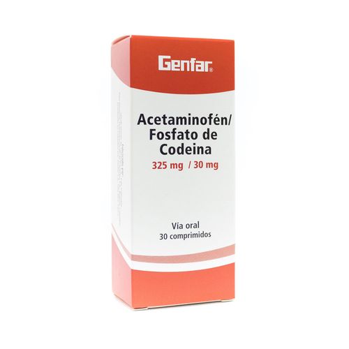 Acetaminofen Codeina Mk Tabletas 325mg 30mg Caja X 30 Unds Farmacia Pasteur