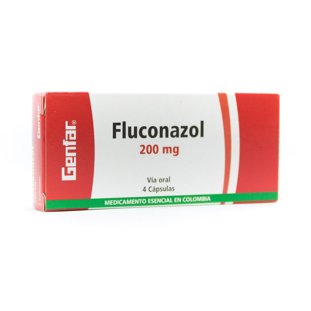 Fluconazol 4 Capsulas