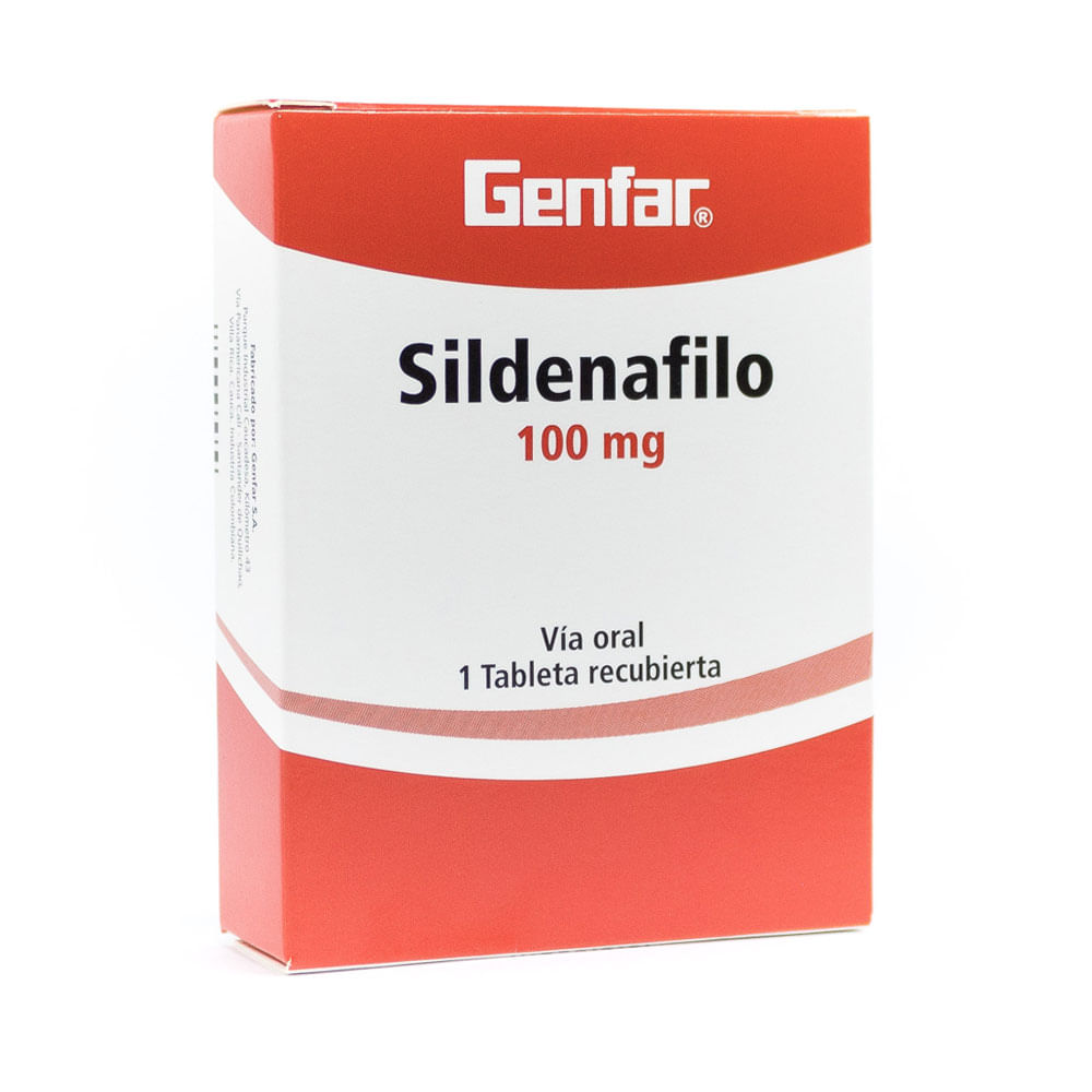 Sildenafil tabletas 100 mg