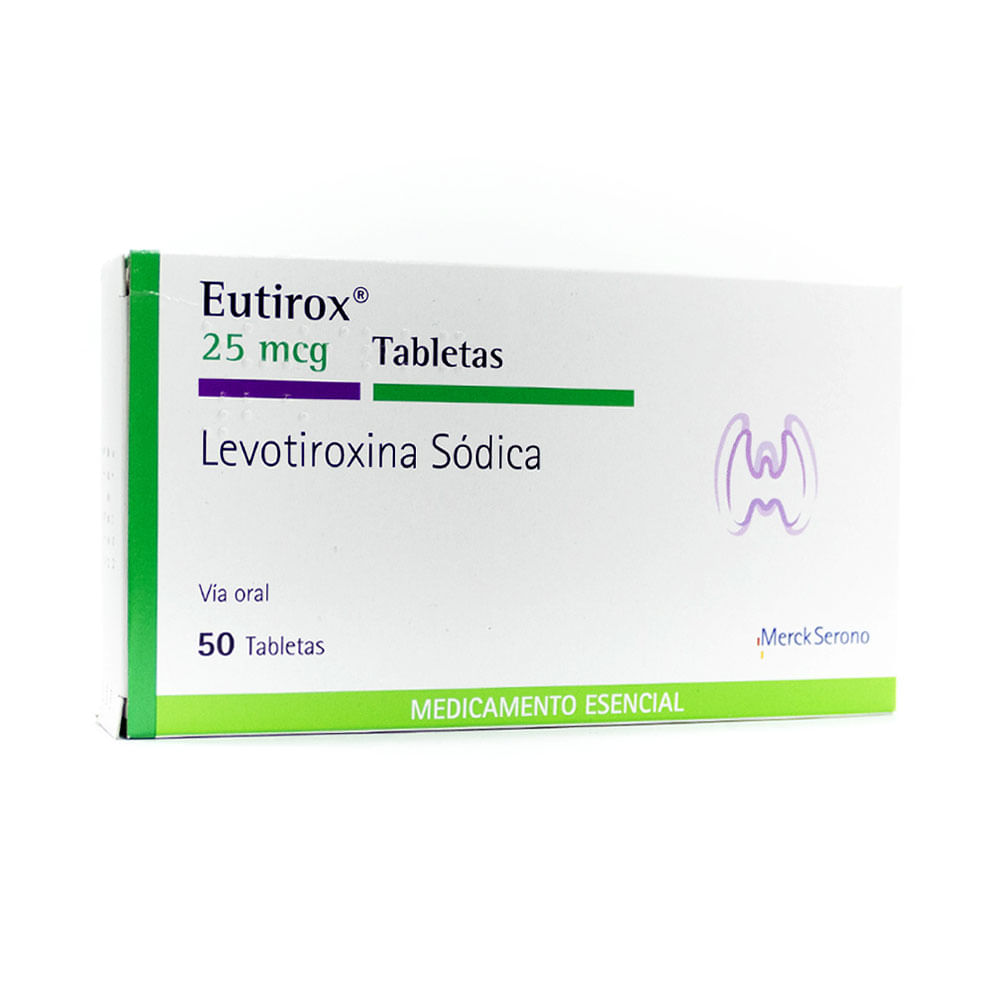 Eutirox Tabletas 25 Mcg - Farmacia Pasteur - Pasteur