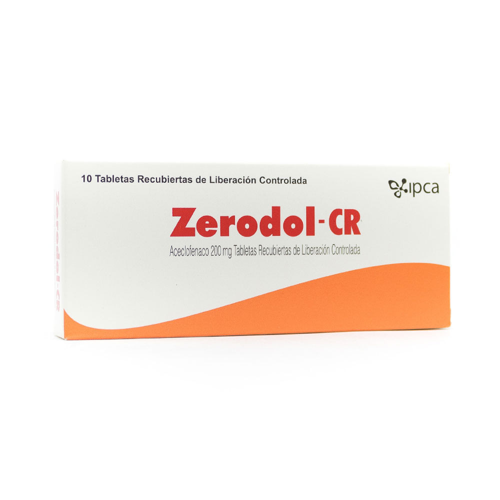 ZERODOL CR TABLETAS 200 MG - Farmacia Pasteur - Pasteur