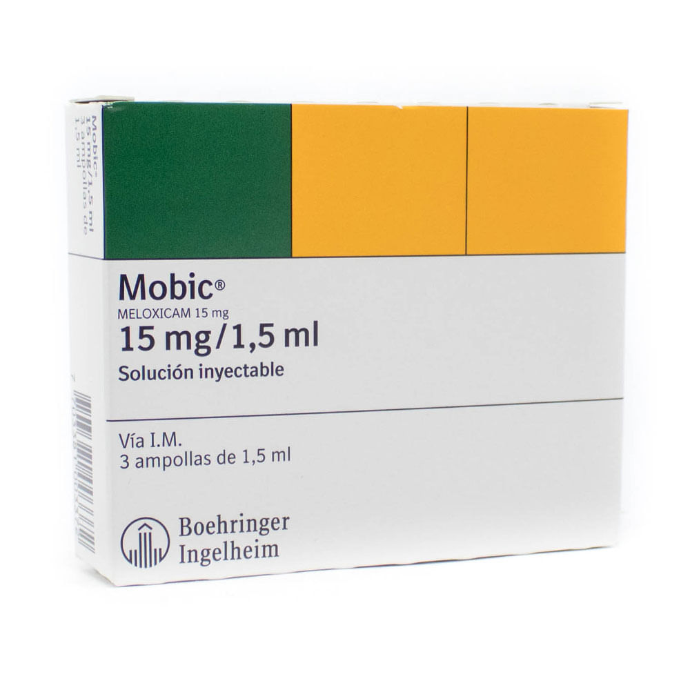 MOBIC AMPOLLAS 15 MG - Farmacia Pasteur - Pasteur