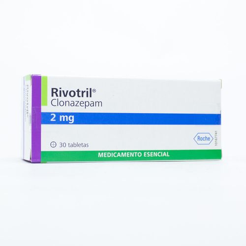 Rivotril Roche Tabletas 2 Mg Farmacia Pasteur Pasteur