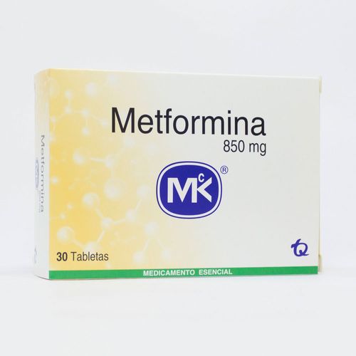 Precio Metformina 850 30 Tabletas