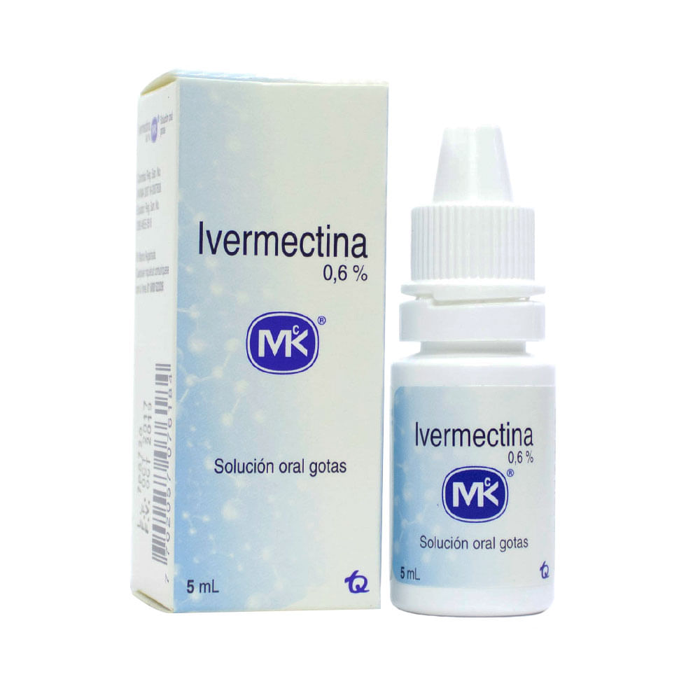 Ivermectina Mk Solucion 0 6 Caja 5 Ml Farmacia Pasteur Pasteur
