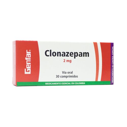 Precio de pastillas clonazepam 2 mg