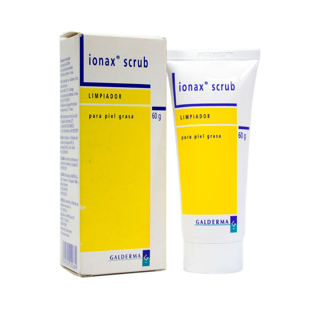 IONAX SCRUB LIMPIADOR CREMA CAJA 60 G - Farmacia Pasteur - Pasteur