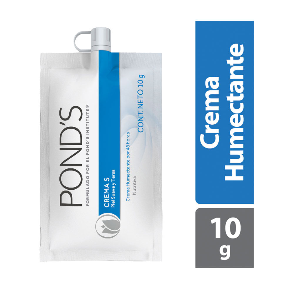 Crema Ponds S Humectante 10 G Farmacia Pasteur Pasteur