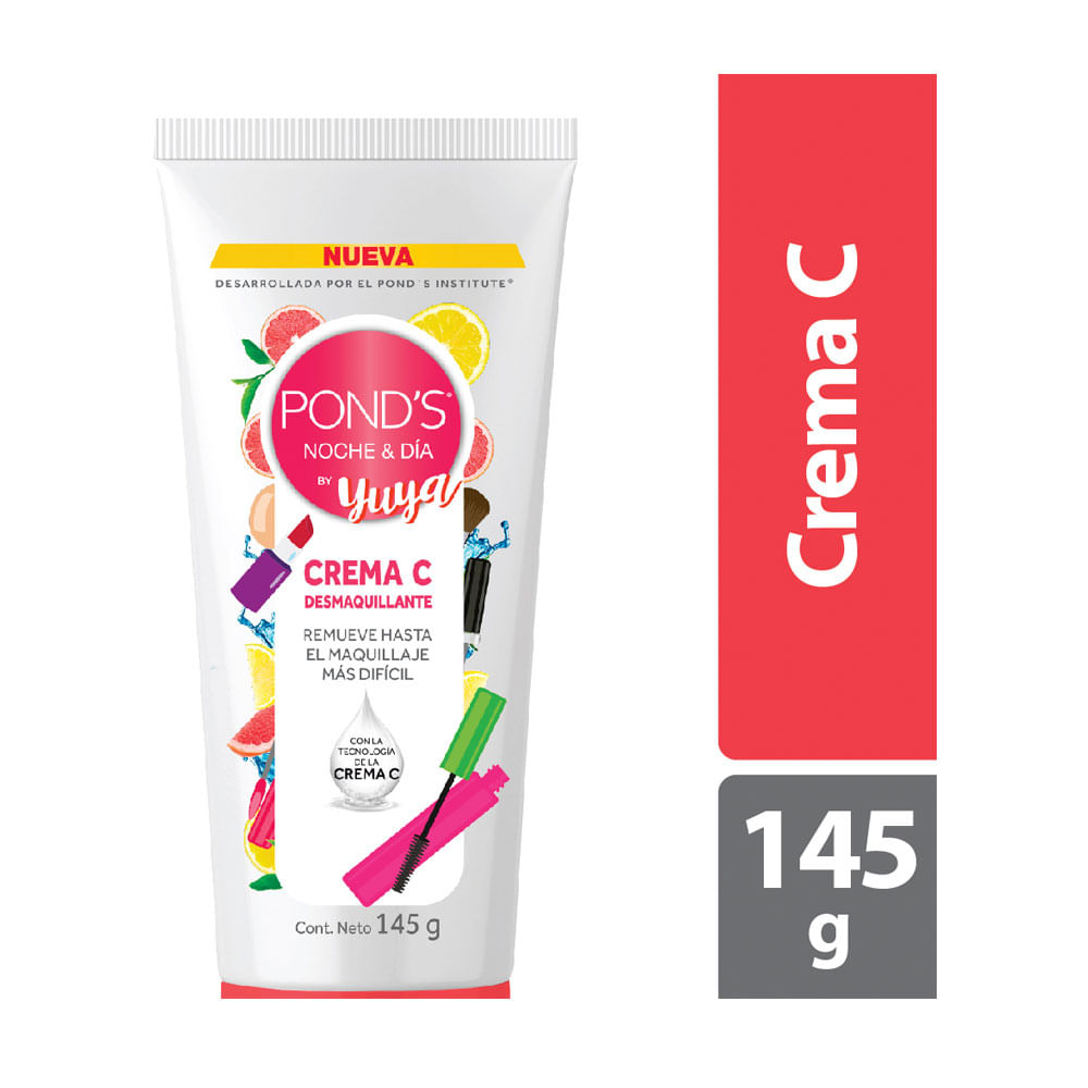 CREMA DESMAQUILLANTE C PONDS NOCHE/DIA YUYA TUBO 145 G - Farmacia Past - Pasteur crema c desmaquillante yuya
